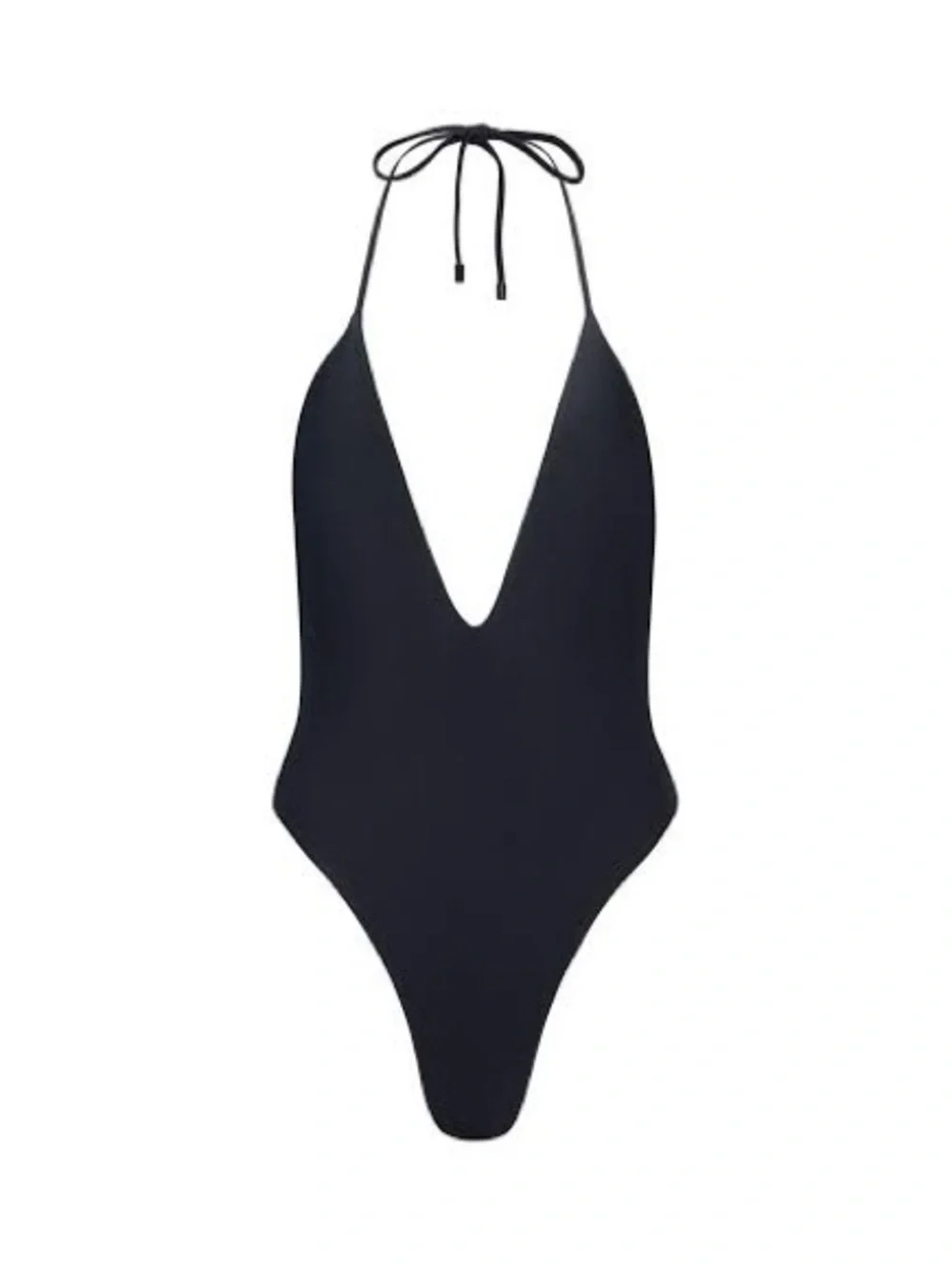 SKIMS classic swim deep plunge one piece small